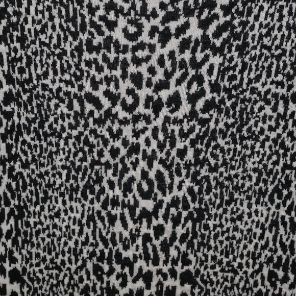 French Connection Dress, Lepard Print figure flattering knit. - Picture 5 of 16